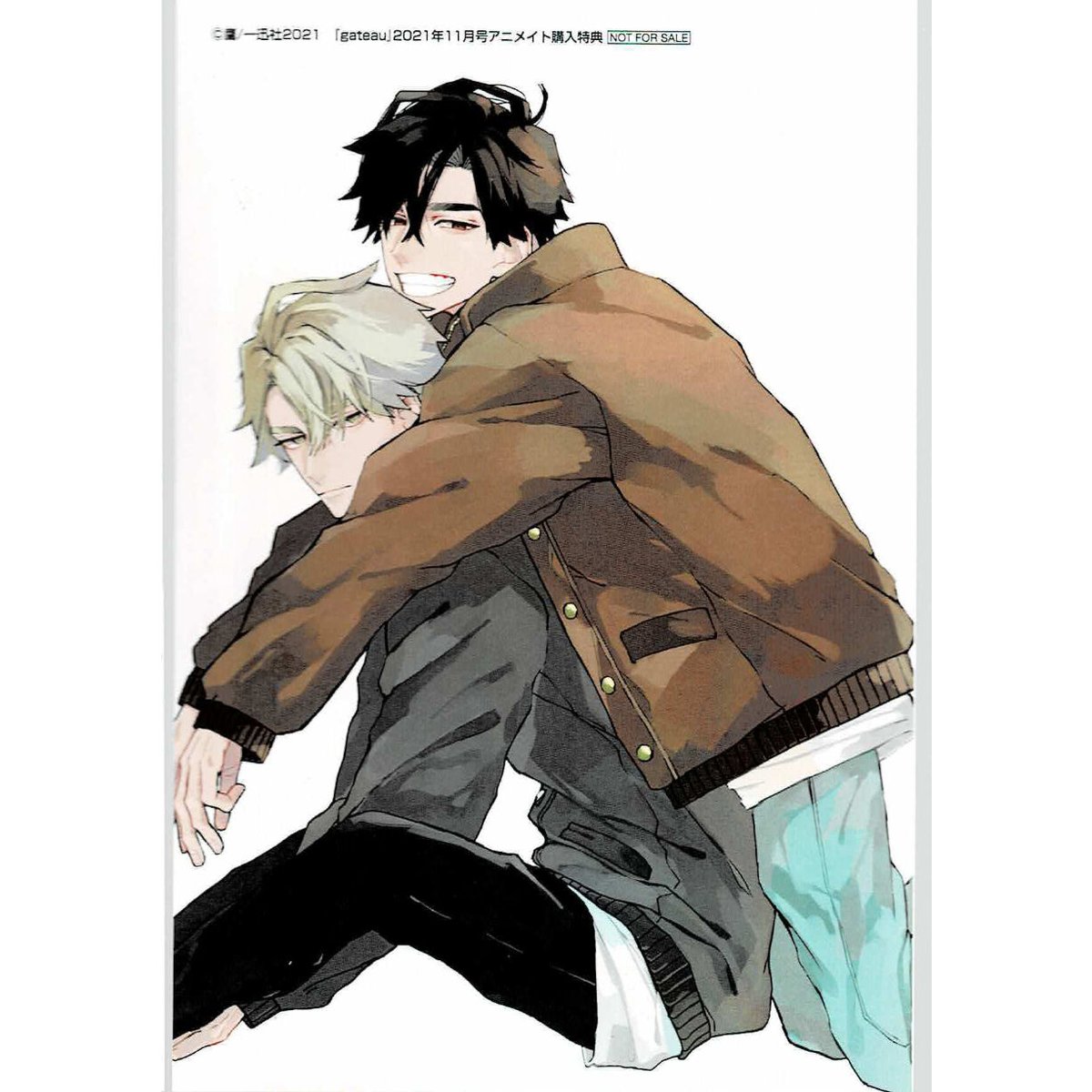 鷹 『ラブハグセラピー』 アニメイト特典 イラストカード 【BLグッズ