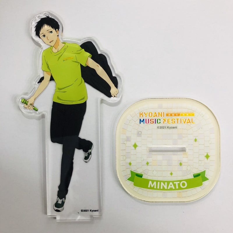 希少 ツルネ 鳴宮湊 京アニフェス 缶バッジ アクリルスタンド ツルネ～風舞高校弓道部～」 鳴宮 湊 第5回 京アニフェス