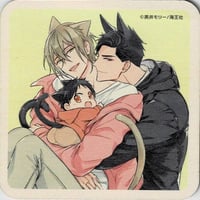 BL本　吉尾アキラ　倉橋トモ　日ノ原巡　他 吉尾アキラ 『結んだ恋の伝え方』 発売記念展 クリアカード 【BLグッズ