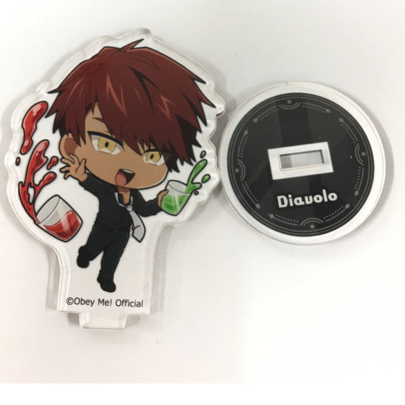 obey me おべいみー アクリルスタンド 缶バッジ ディアボロ Obey