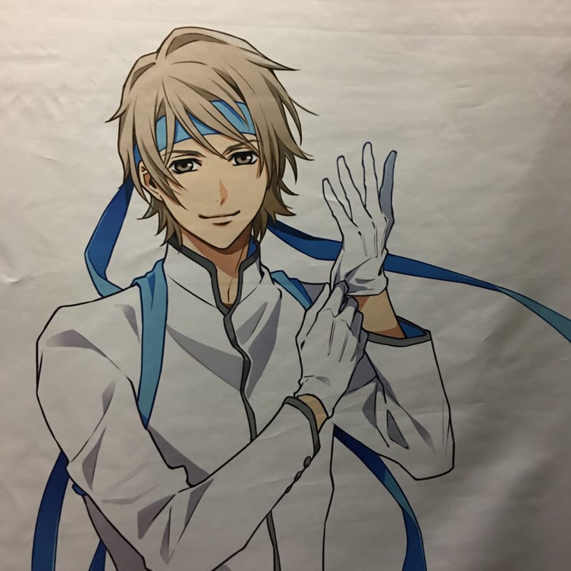 シワ・色移り有】ときめきレストラン 音羽慎之介 タペストリー | K 