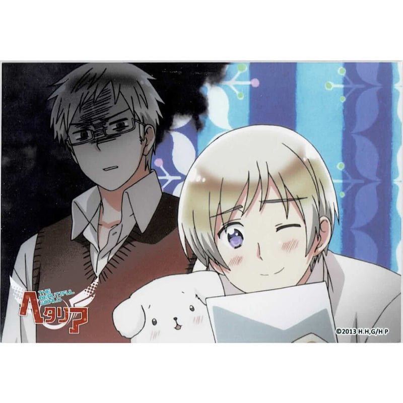 傷み有り】日丸屋秀和 『ヘタリア』 ガルアト ブロマイド