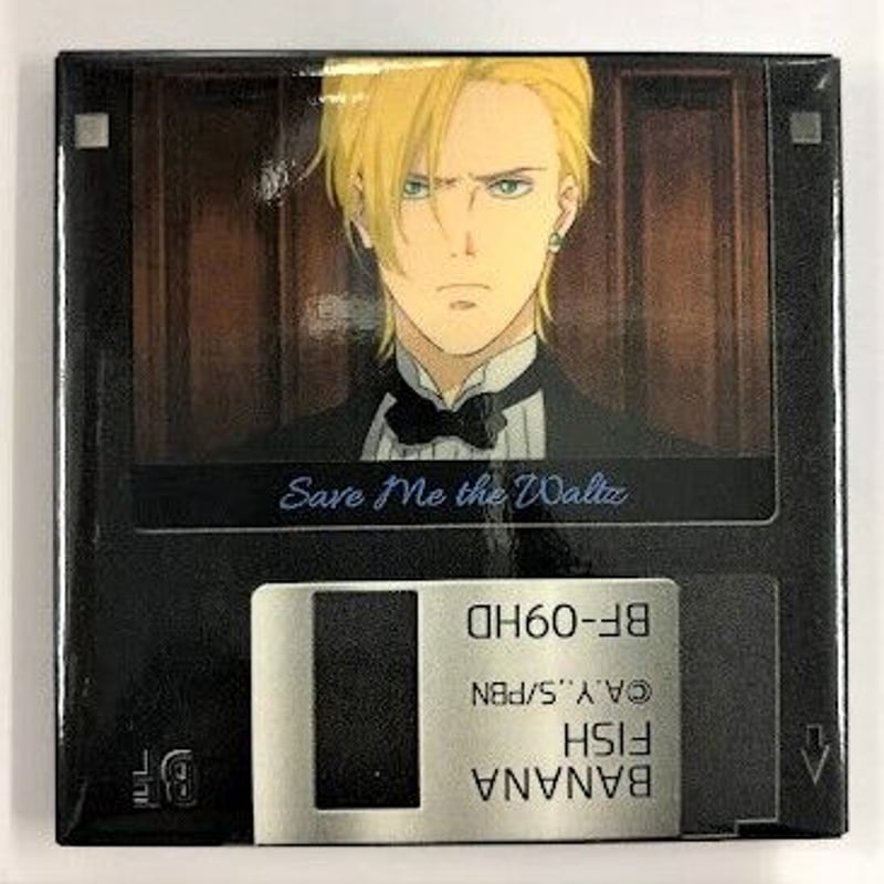 BANANA FISH アッシュ・リンクス トレーディングフロッピー風缶バッジ