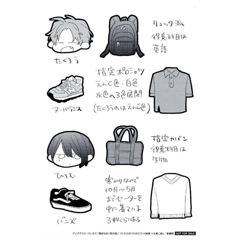 大麦こあら 『君がわるい恋の話』 コミコミ イラストカード【BLグッズ