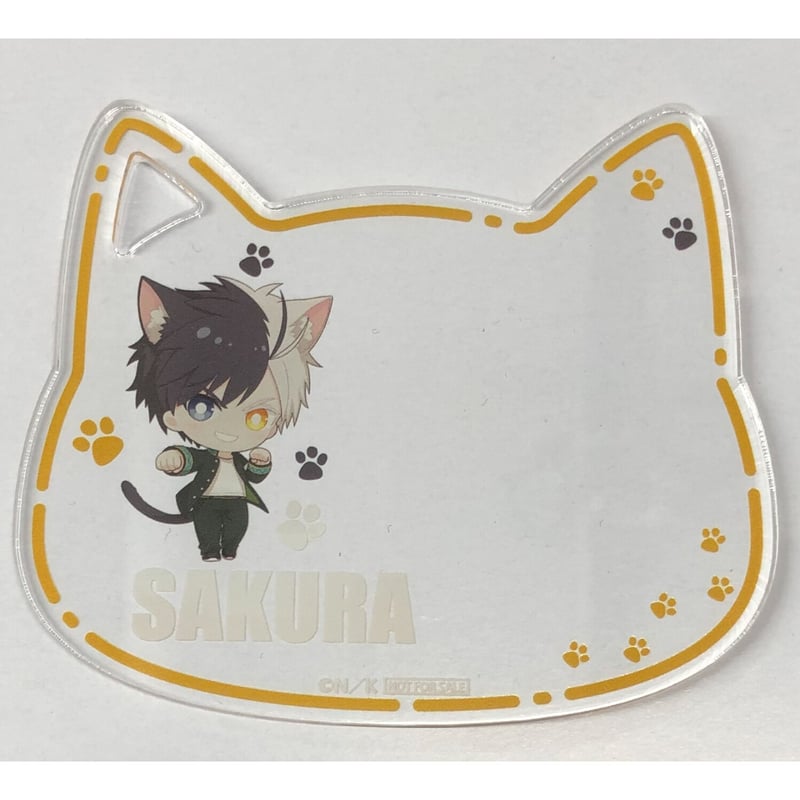 桜遥 WIND BREAKER ナンジャタウン ねこ型 アクリルコースター