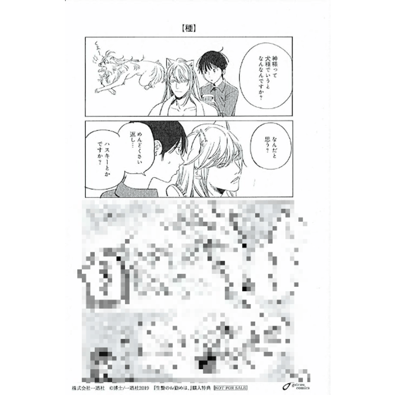 博士『生贄のお勤めは、』 出版社特典 ペーパー【BLグッズ】 | K-BOOKS
