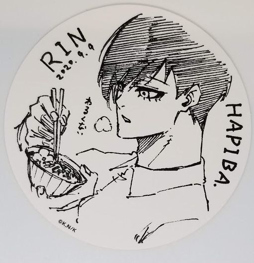 ブルーロック プリカフェ コースター 糸師凛 原作絵 プリンセスカフェ ブルーロック 糸師凛 複製ブルーロックコースター | K-BOOKS 池袋 2