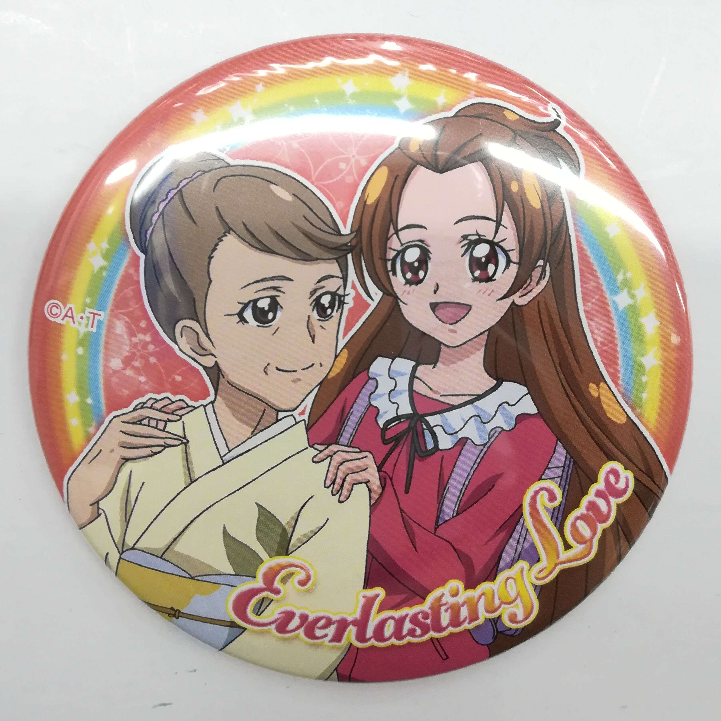 プリキュア トゥインクル缶バッジ 復刻　円亜久里 original