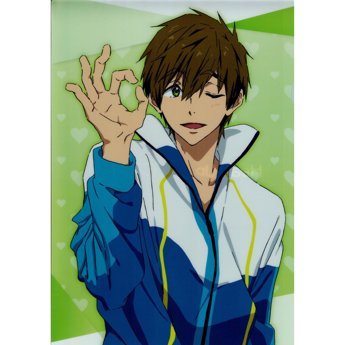 Free! 橘真琴 ネックレス・クリアファイルセット 橘真琴ビッグタオル