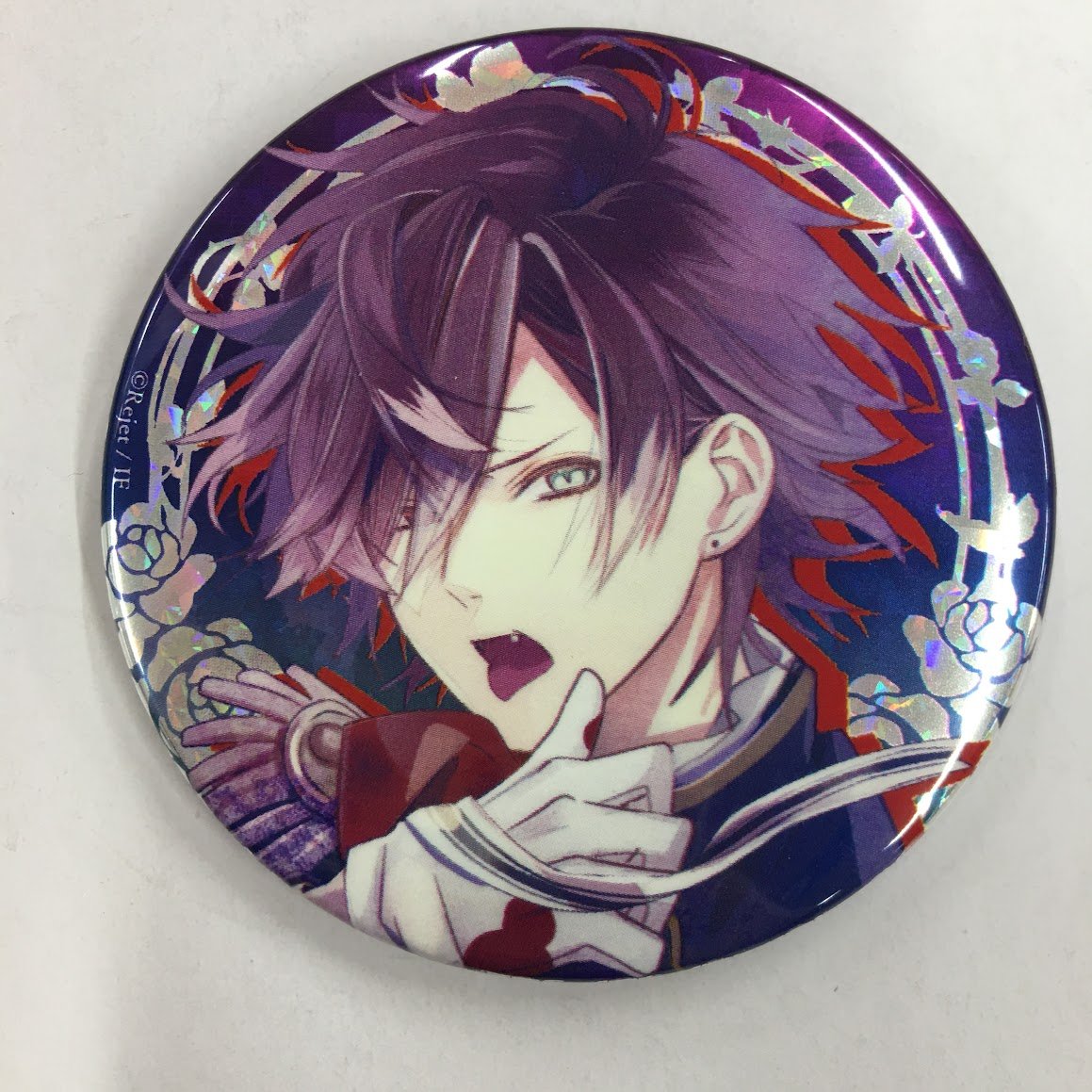 DIABOLIKLOVERS ディアラバ アヤト ホロ 缶バッチ 裏面サビ有】DIABOLIK LOVERS 逆巻アヤト 缶バッジ ホロ | K