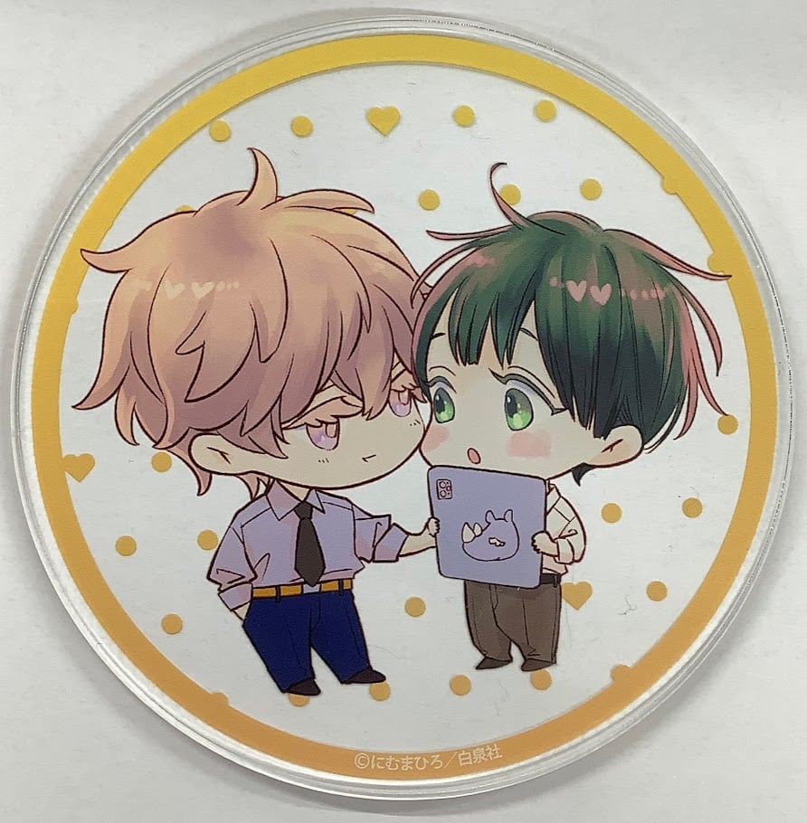 アフター・ミッドナイト・スキン にむまひろ グラッテ アクリルコースター にむまひろ 『アフター・ミッドナイト・スキン』 6巻発売記念 グラッテ