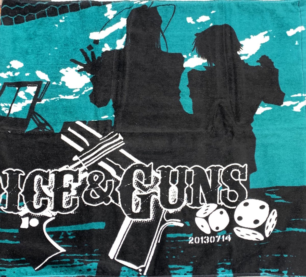 最遊記　シーツ　クッション　Dice&Guns タオル　ワイルドアダプター 峰倉かずや 『 最遊記 + WILD ADAPTER Dice＆Guns』 バスタオル
