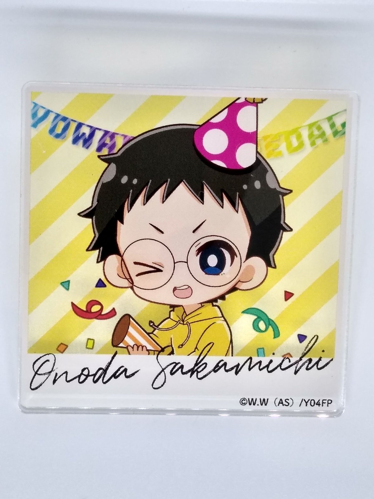 弱虫ペダル 小野田 坂道 ピンバッジ ミニキャラアクリルバッジ