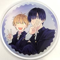 入荷now 買えない 恵庭 絵歩 【BL アクリルコースター 月下の宴 Ⅰ』 『5人の王 卓上用品