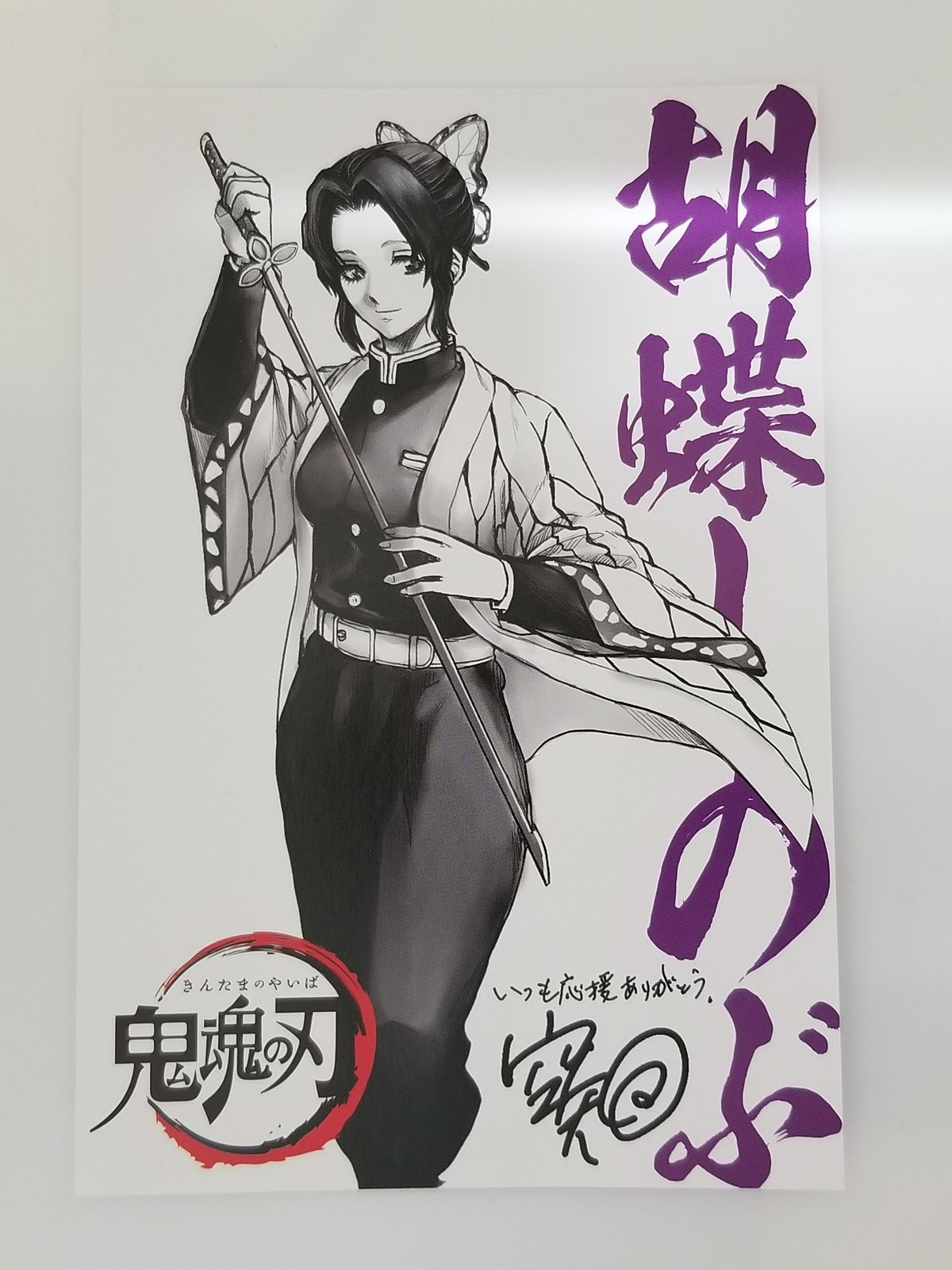 キズ有】銀魂 胡蝶 しのぶ イラストカード | K-BOOKS 池袋 2次元