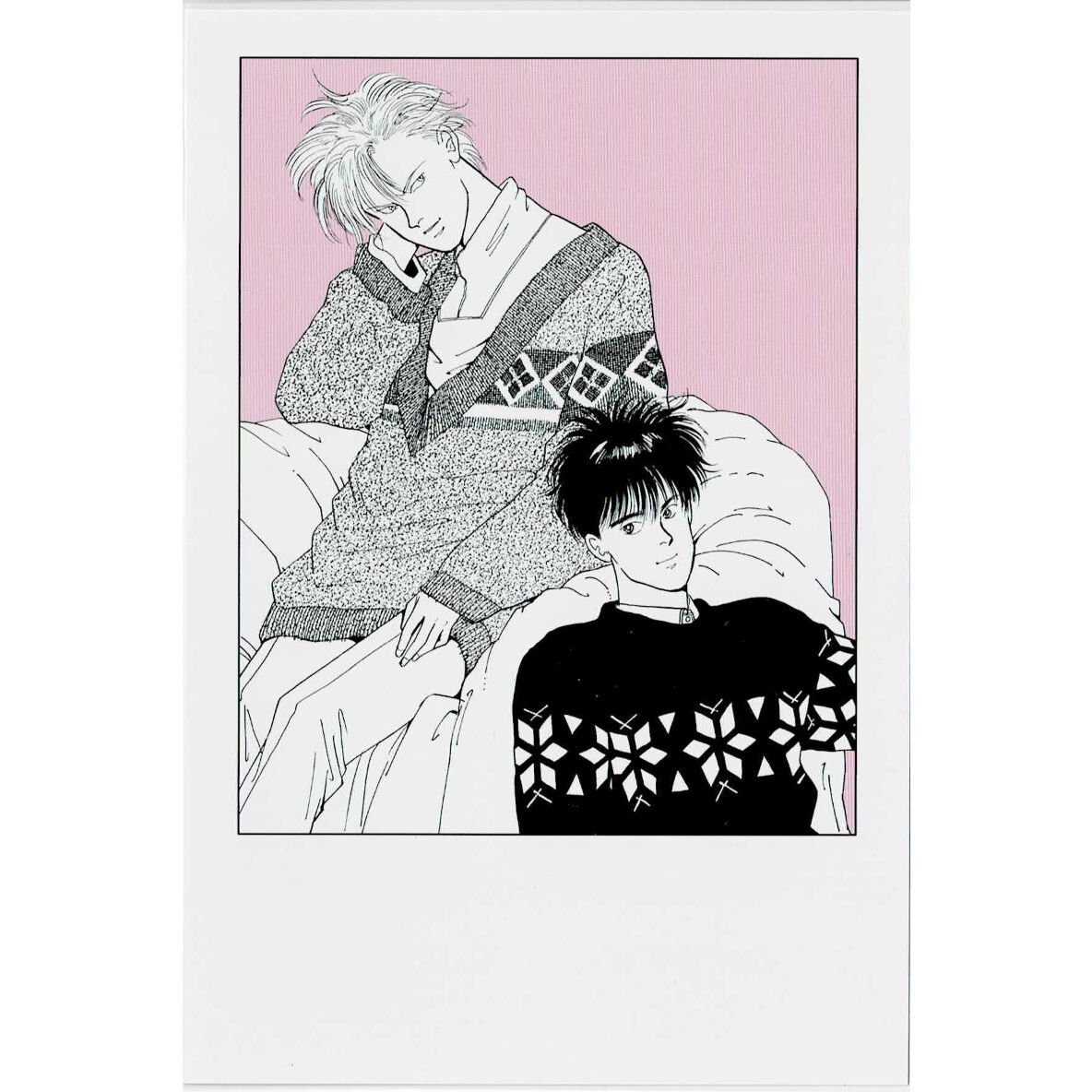 吉田秋生 『BANANA FISH』 ローソン ポストカード アッシュ・リンクス