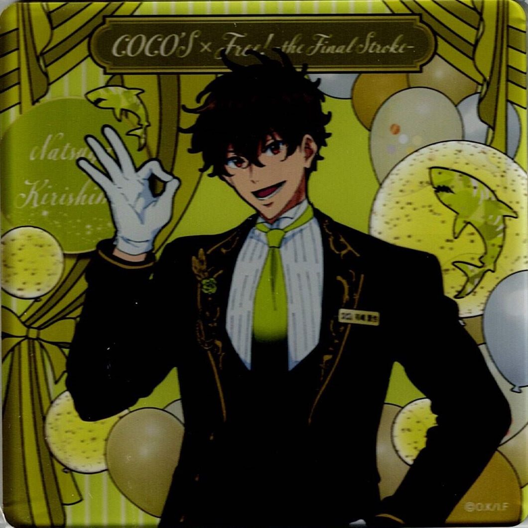 Free! 激推し 桐嶋夏也 缶バッジ original