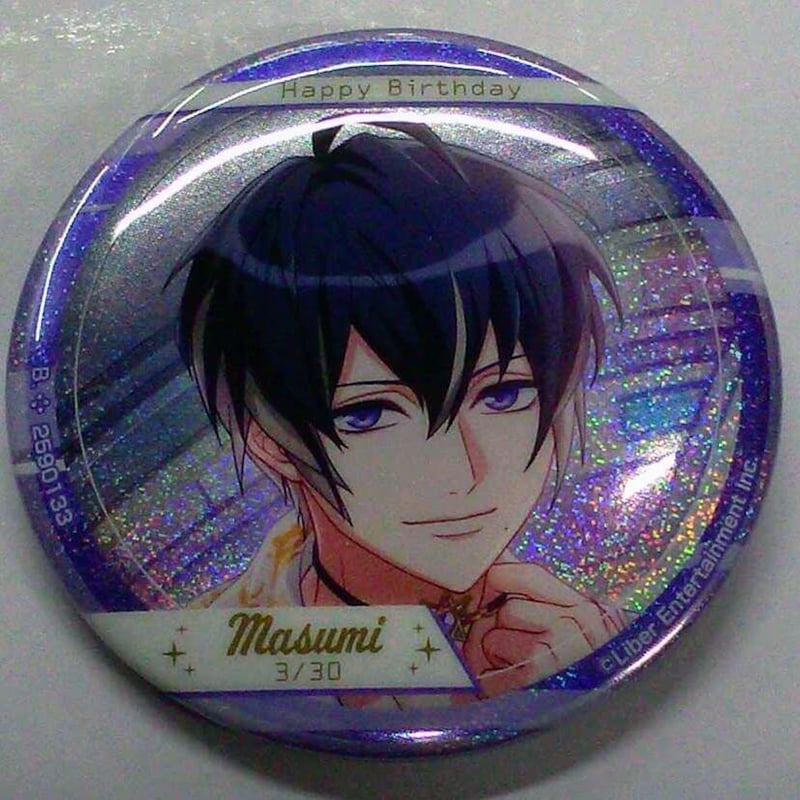 A3! 碓氷真澄 ホログラム缶バッジ ～Happy×4 Birthday Spring Tro