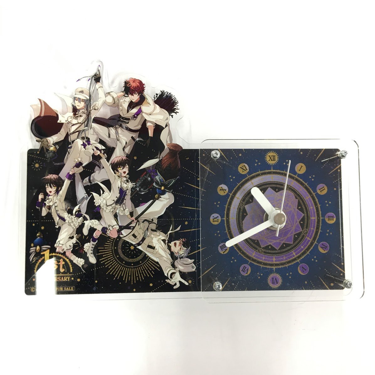 ヒビ割れ・サビ有り】魔法使いの約束 北の国 アクリルクロック | K