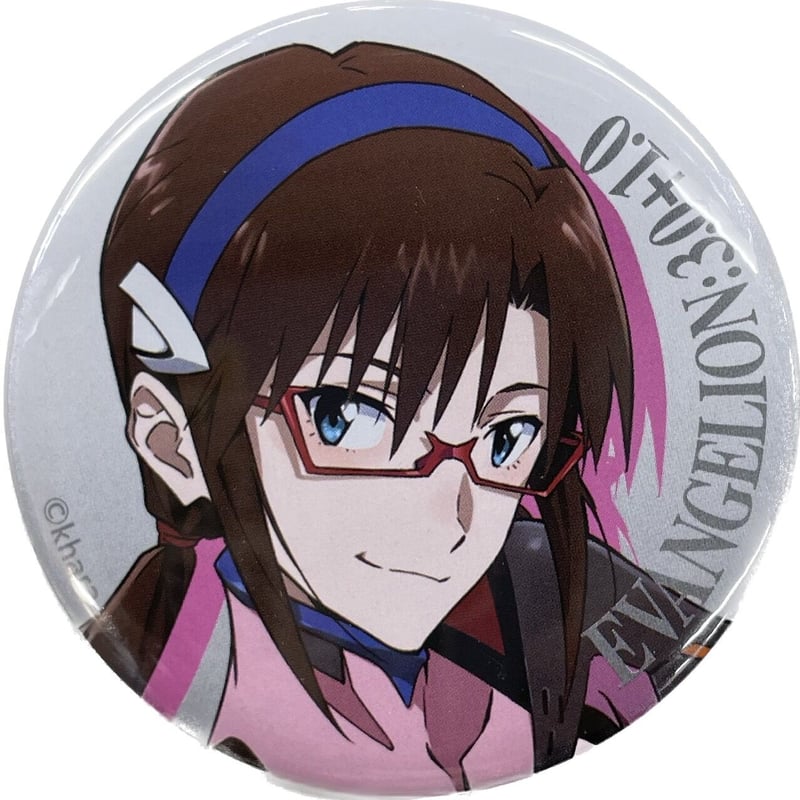 エヴァンゲリオン ミルクスタンド 缶バッジ 真希波・マリ・イラスト