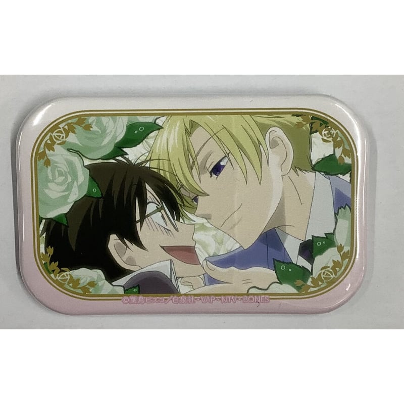 桜蘭高校ホスト部 鳳鏡夜 スクエア 缶バッジ