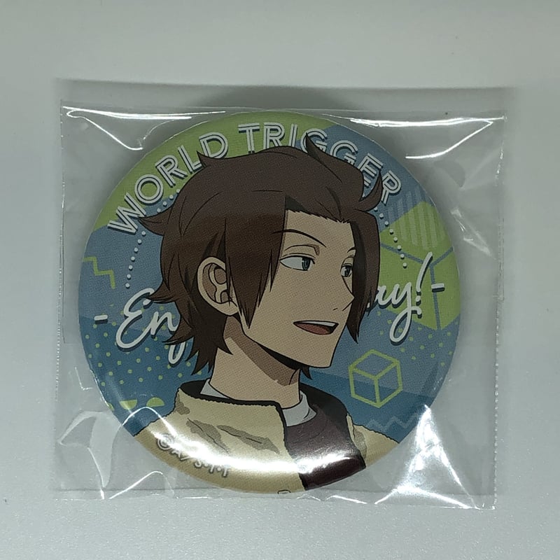 迅悠一 缶バッジ 描き下ろし 迅悠一 缶バッジ トリガー起動（オン）Ver. [ワールド