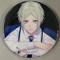 刀剣乱舞 鶴丸国永 スクエア缶バッジコレクション 跪坐 | K