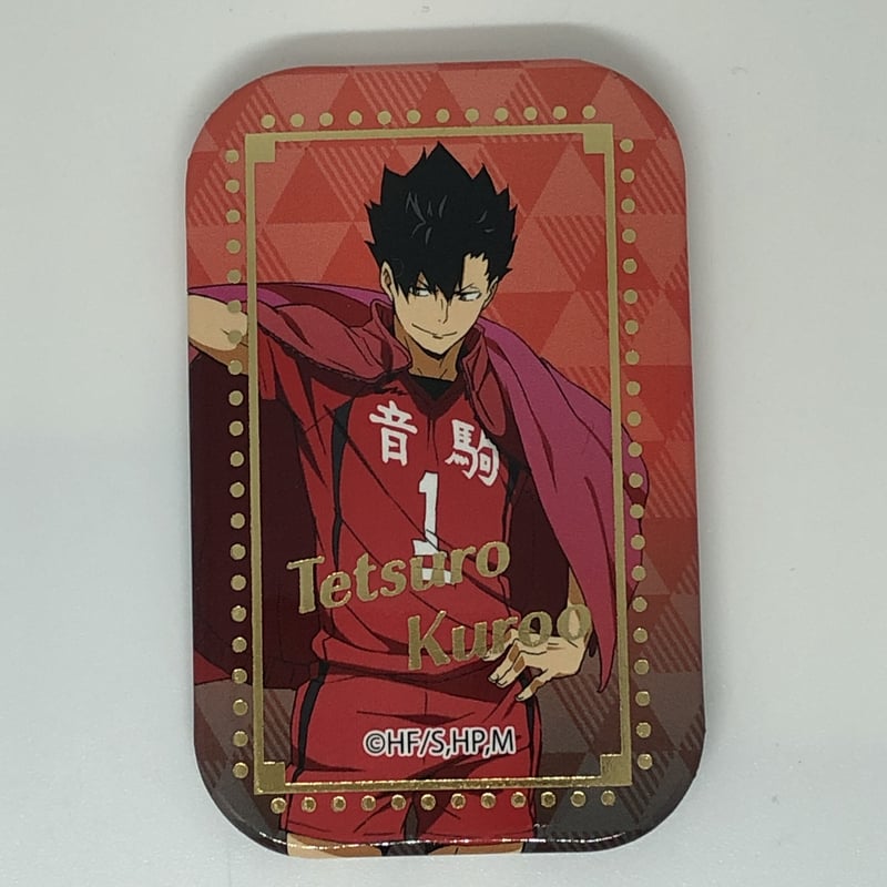 ハイキュー!! 黒尾 鉄朗 スクエア缶バッジ(横断幕イラスト第1弾 ハイキュー!! 黒尾 鉄朗 スクエア缶バッジ(横断幕イラスト第1弾