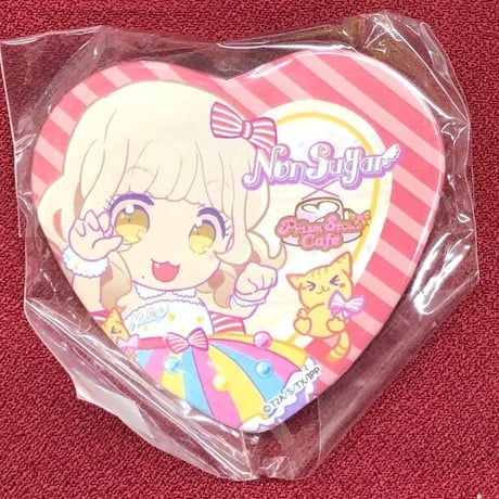 らぁら ハート型 缶バッジ プリティーオールフレンズ プリパラ