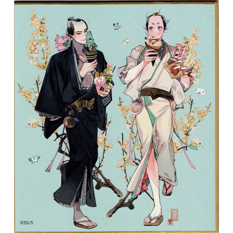 紗久楽さわ『百と卍』onBLUE Book Fair & Drink Stand ミニ色紙【B