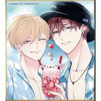 星倉ぞぞ 『こじらせ彼氏のかわいい彼』 drap STELLAMAP Cafe　ミニ色紙【BLグッズ】