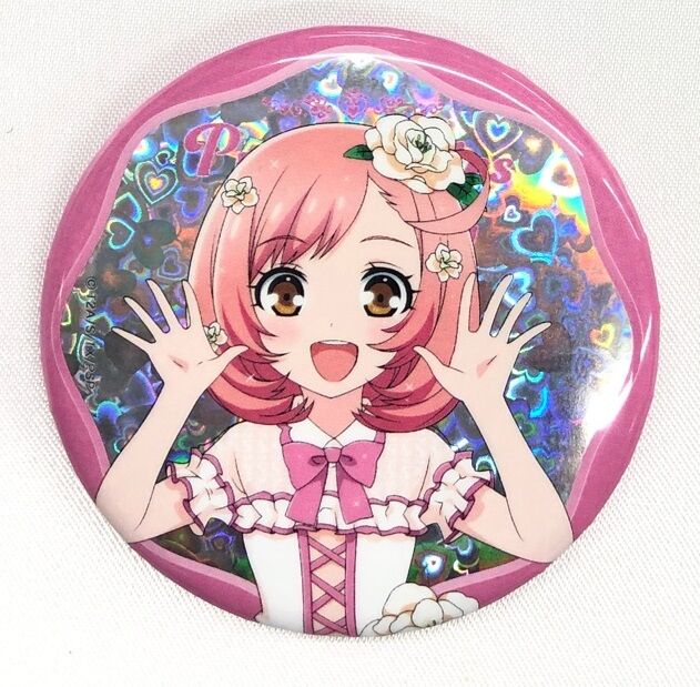 希少】プリパラ&プリティーリズム クリスマスパーティー 缶バッジ らぁ