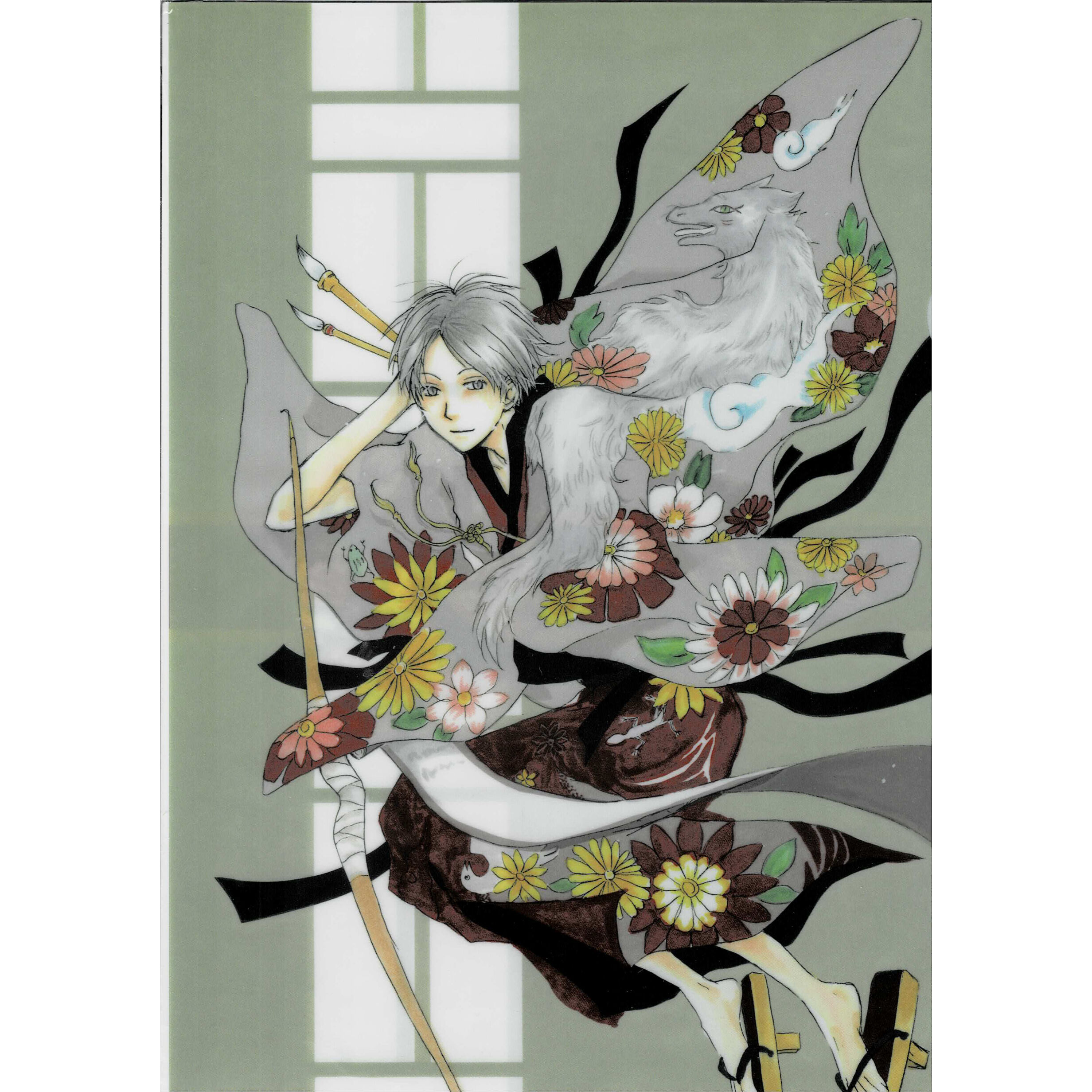 【レア】 夏目友人帳 原画展～緑川ゆきの世界～　ハンカチ original