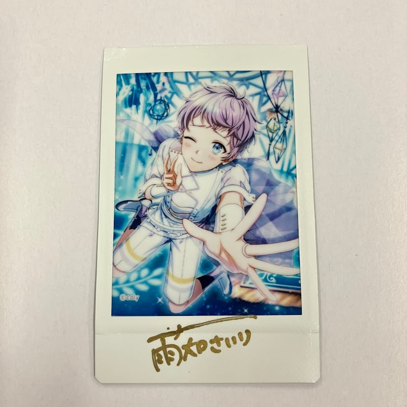 オンエア！ 雨知祭利 直筆サイン入り 1st Anniversary REAL PHOTO |