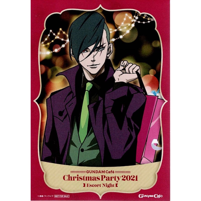 ガンダムカフェ　ブロマイド ガンダム00 クリスマス ガンダムカフェ ブロマイド - メルカリ