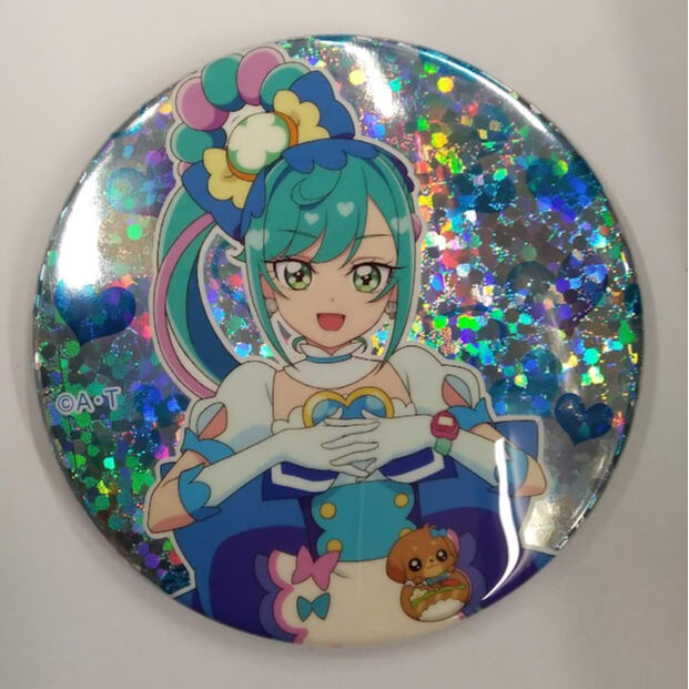 デパプリ　キュアスパイシー　ホログラム缶　一面 デパプリ キュアスパイシー ホログラム缶 一面