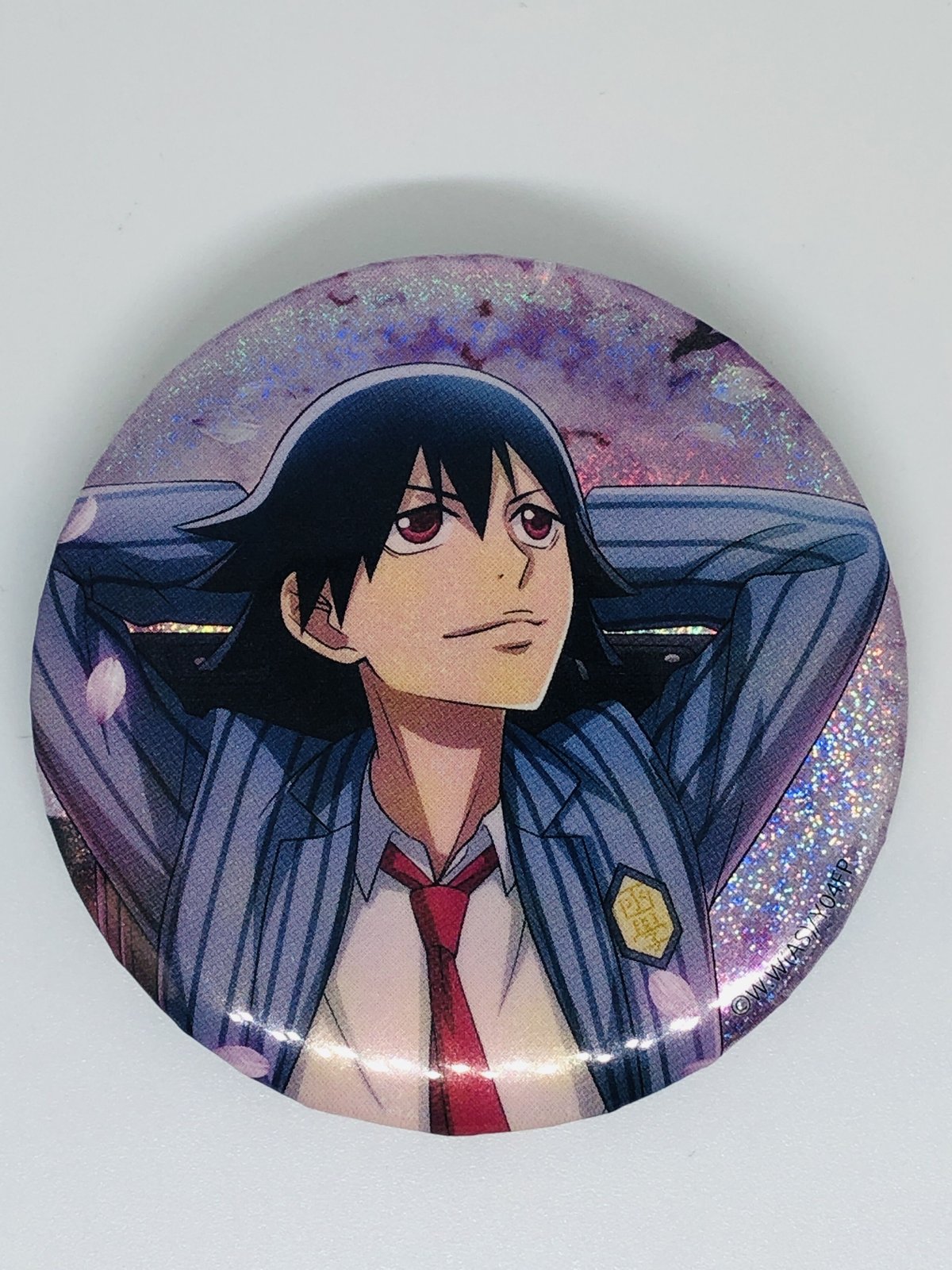 弱虫ペダル 新開 悠人 ホログラム缶バッジ 桜Ver | K-BOOKS 池袋 2