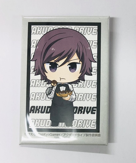 アクダマドライブ】 運び屋 THEキャラCAFE スクエア缶バッジ | K-BOOKS