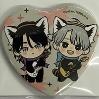 しっけ 『ピンクハートジャム』 くじメイト　缶バッジ  【BLグッズ】