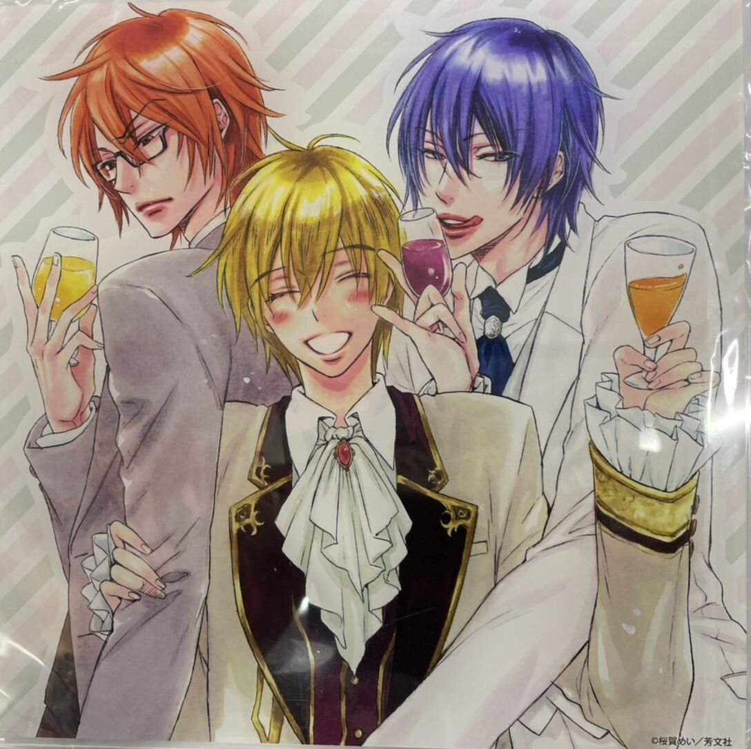 桜賀めい アクリルアートボード 相川永遠&幸村修二&白羽七王 【BL