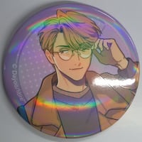 ダヨオ 『最終電車の恋人たち』ビーボーイフェア in アニメイト 2025　オーロラ 缶バッジ　藤嶋美隆 【BLグッズ】