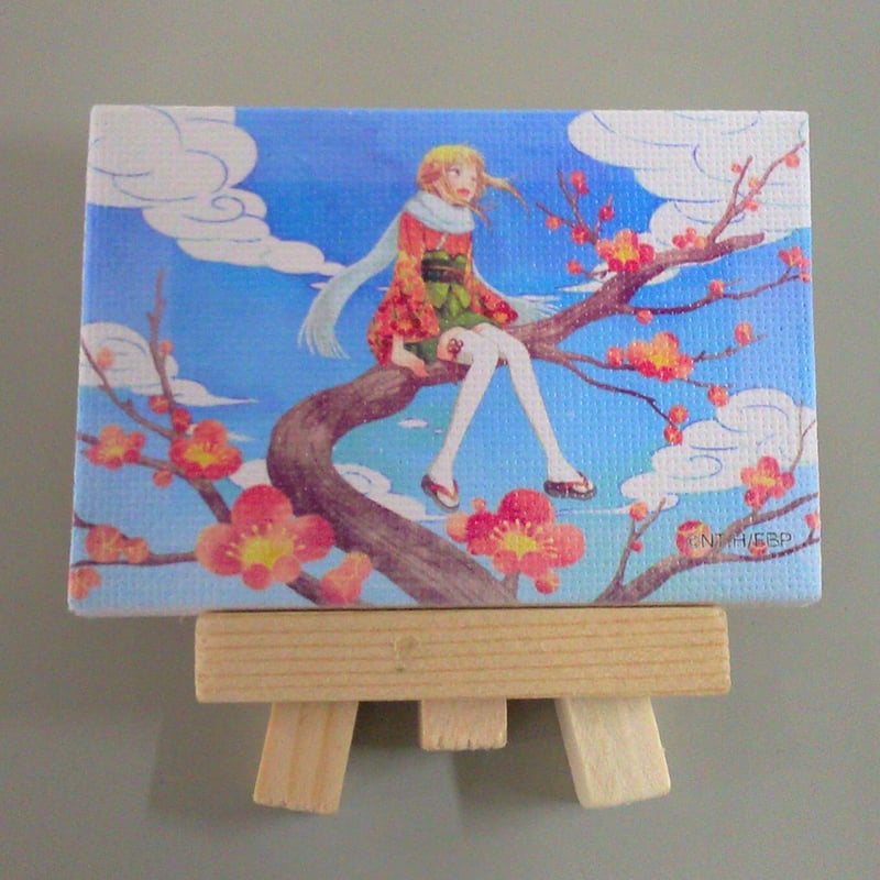 フルーツバスケット　PRINCESSCAFE ミニキャンバスボード　草摩利津 フルーツバスケット プリンセスカフェ限定 ミニキャンバスボード