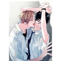 百瀬あん『舌先から恋』　マージナル 　原画シート (複製原画)【BLグッズ】