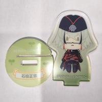 刀剣乱舞 スクエア缶バッジコレクション 第七弾 戦闘 姫鶴一文字 | K