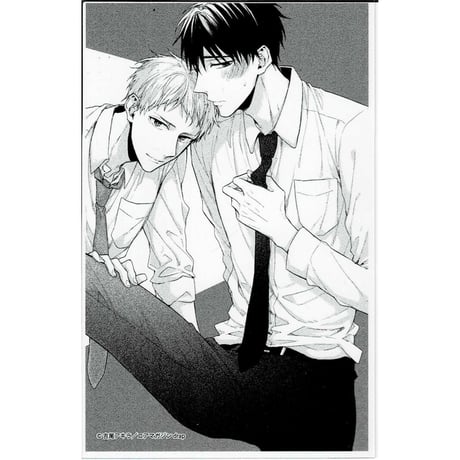 吉尾アキラ 『 幼馴染みの下半身事情』「吉尾アキラ画業10周年記念展」 クリアカード【BLグッズ】