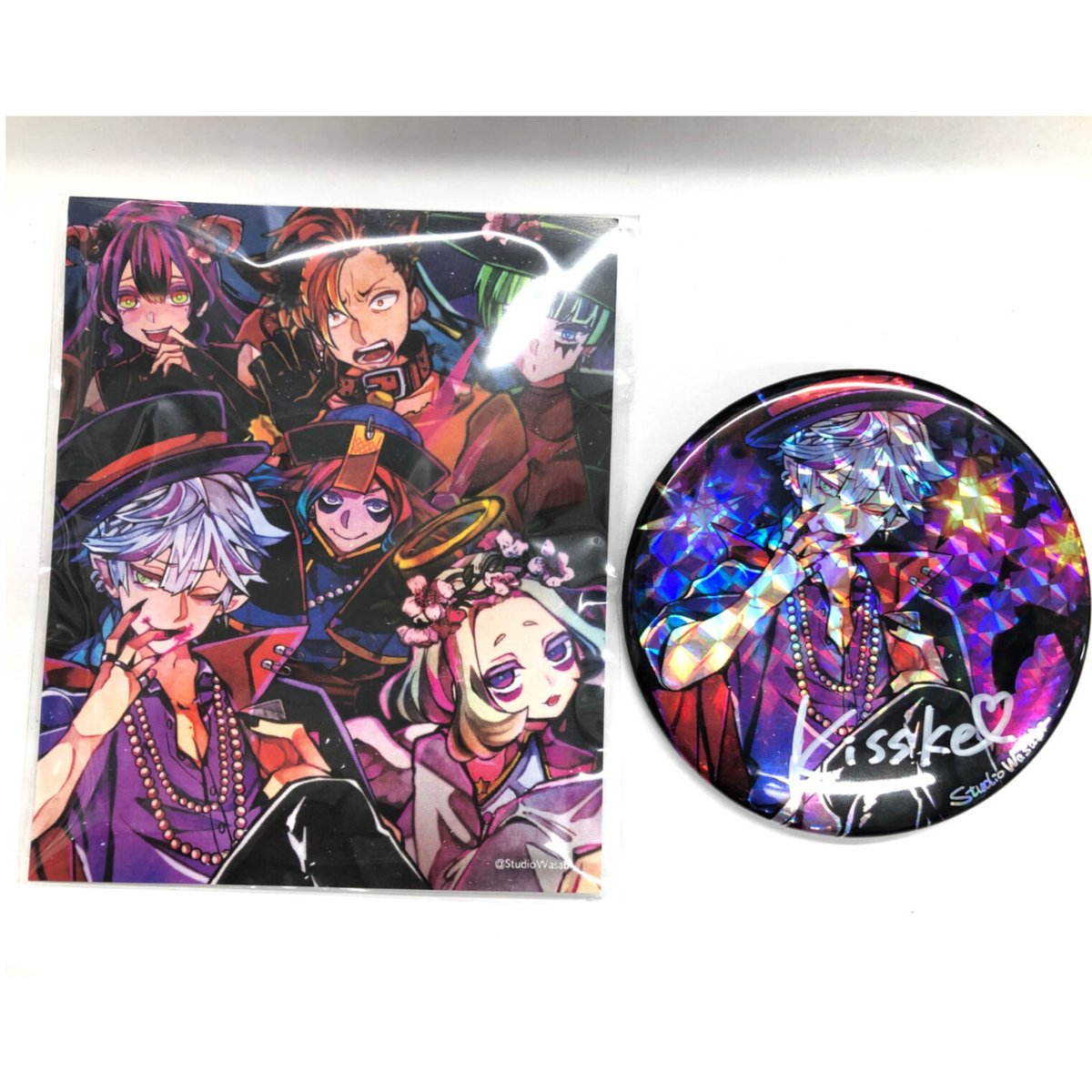 絶望プリズン サイン入り缶バッジ 絶望プリズン44mm缶バッジブラインド（A~Cグループ） - スタジオわさび