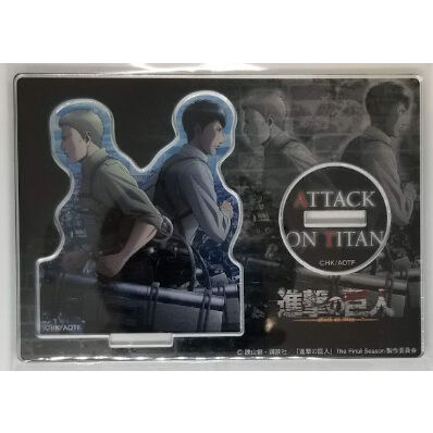 進撃の巨人　ジャケット柄　ランダム缶バッジ　アニ&ライナー&ベルトルト original