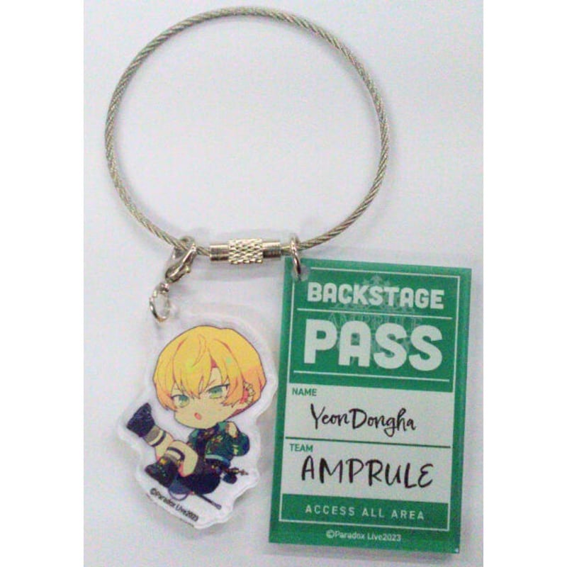 パラライ コラボカフェ本舗 アクリルチャーム 燕東夏 17点セット Paradox Live 燕東夏 コラボカフェ本舗 バックパス風アクリルチャーム