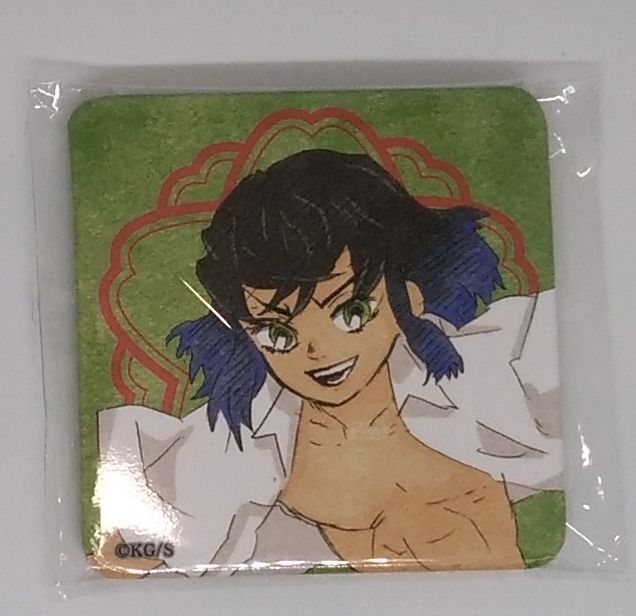 鬼滅の刃 嘴平伊之助スクエア缶バッジコレクション アナザーカラーVer