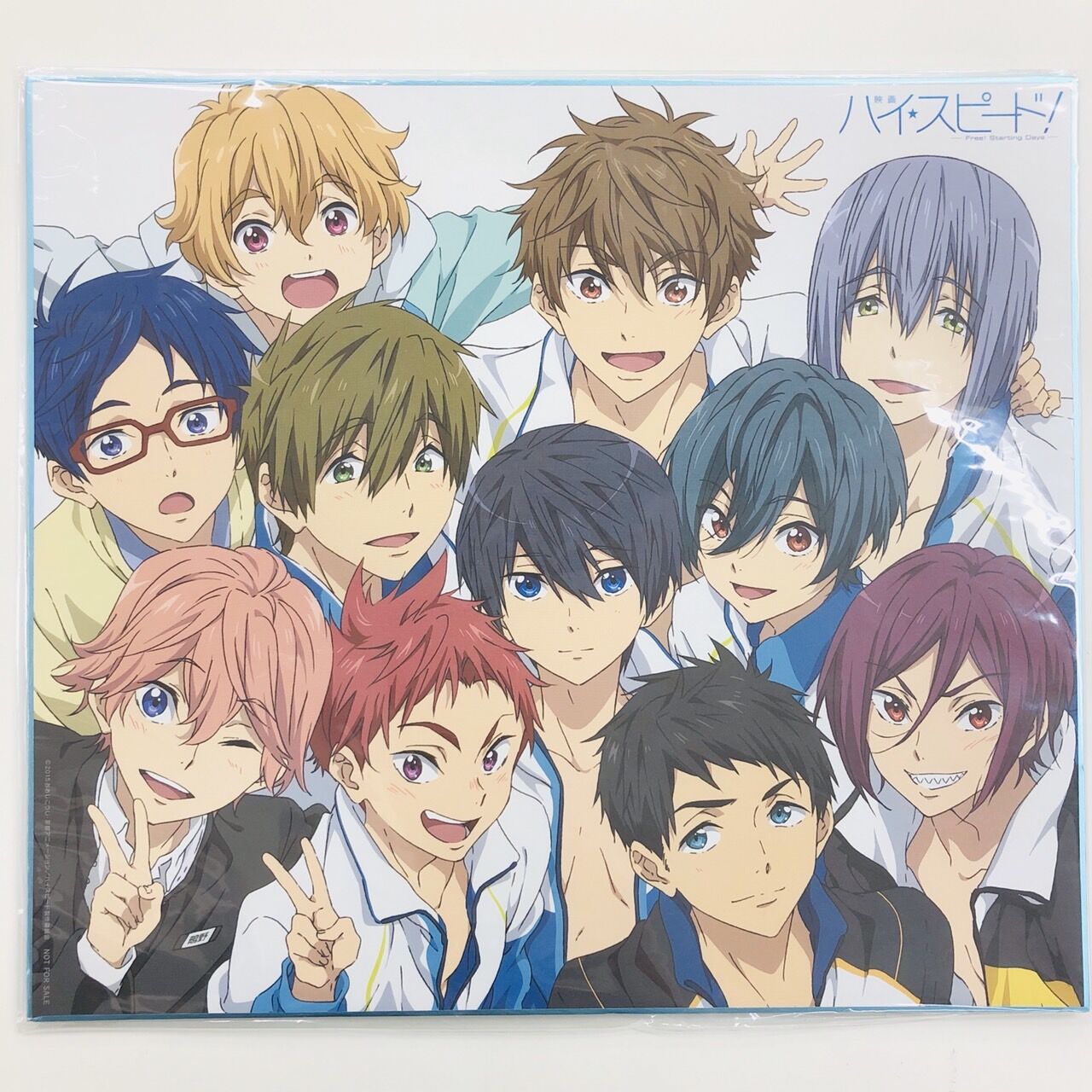 Free! ハイスピード 半券キャンペーン 色紙 original